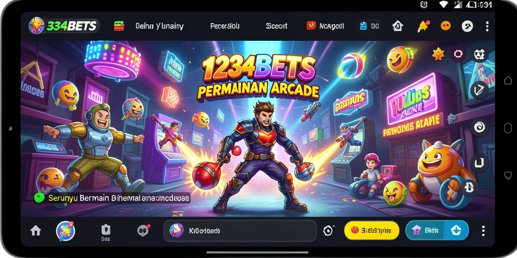 Screenshot utama 1234BETS menunjukkan gameplay seru dan menarik.