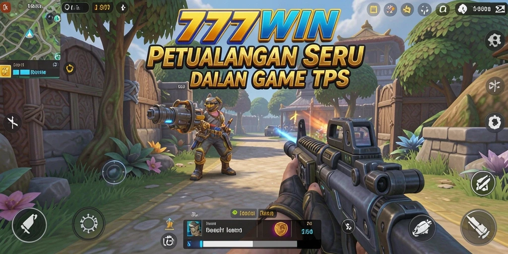 Tampilan gameplay menegangkan dalam 777WIN dengan aksi TPS yang seru.