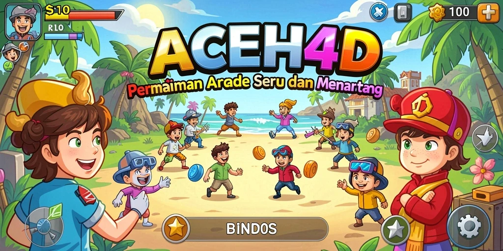 Screenshot utama ACEH4D menampilkan gameplay Arcade yang seru.