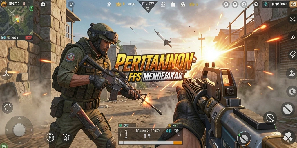 Tampilan gameplay IDA777 yang intens dan seru dalam pertempuran FPS.