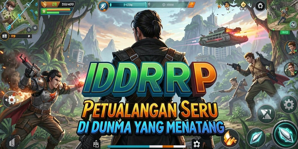 Screenshot gameplay IDRRP yang menunjukkan momen seru petualangan.