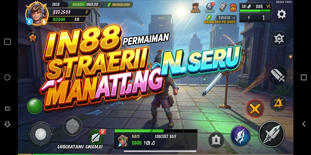 Screenshot gameplay menampilkan aksi strategi mendebarkan di IN88.