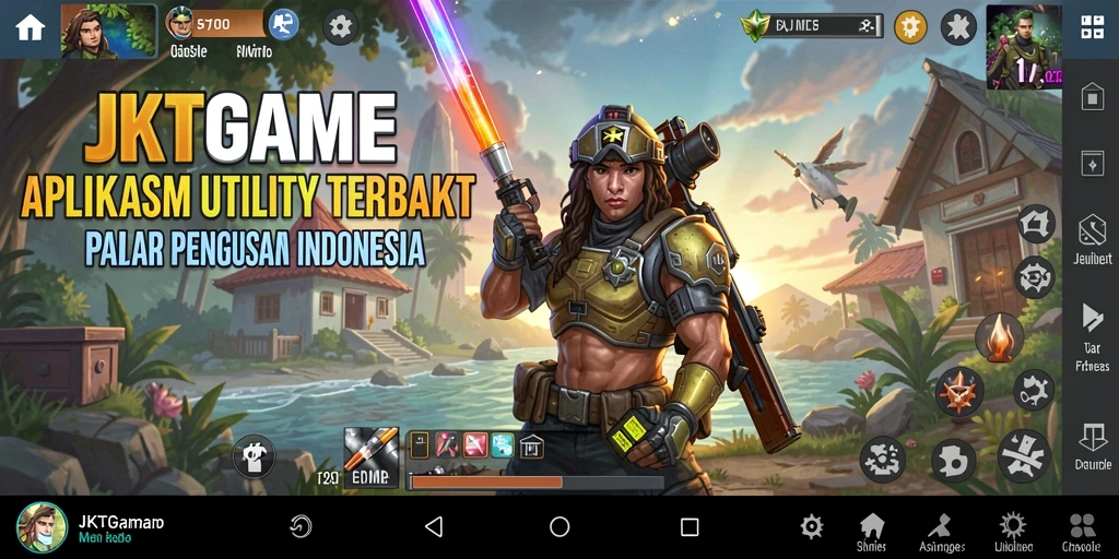 Tampilan antarmuka utama JKTGAME yang intuitif dan menarik.