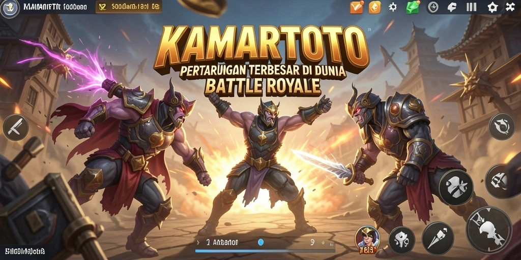 Gameplay Battle Royale yang seru dalam KAMARTOTO.
