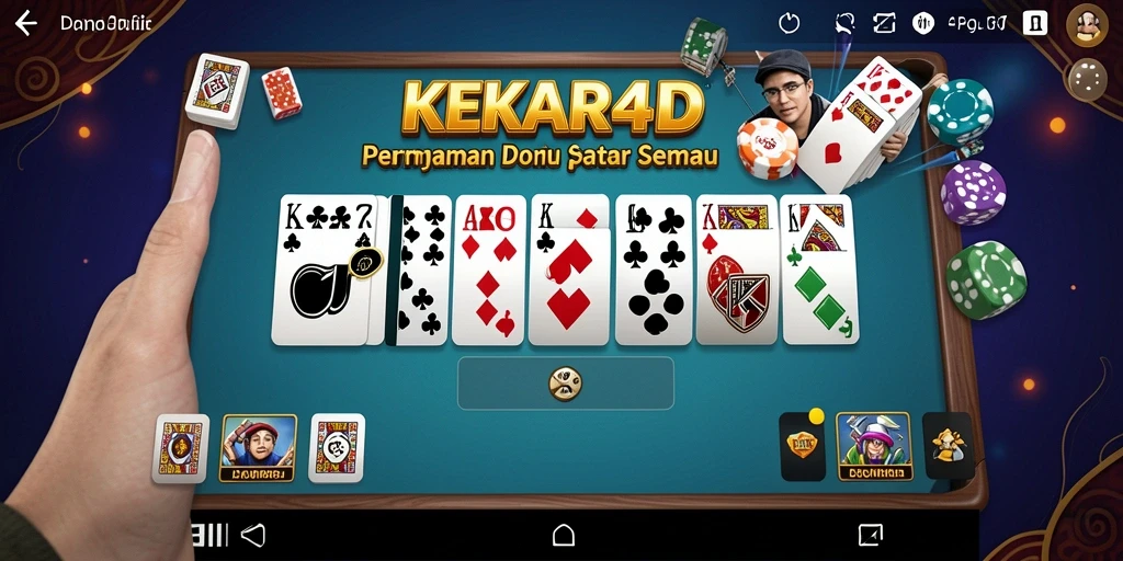 Tampilan gameplay seru dari KEKAR4D yang menggugah semangat bermain.