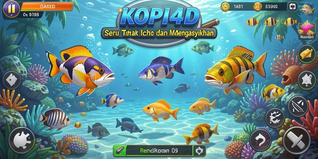 Tampilan gameplay KOPI4D yang seru dan menarik.