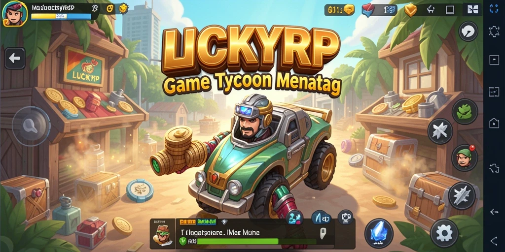Tampilan gameplay LUCKYRP yang seru dan interaktif.