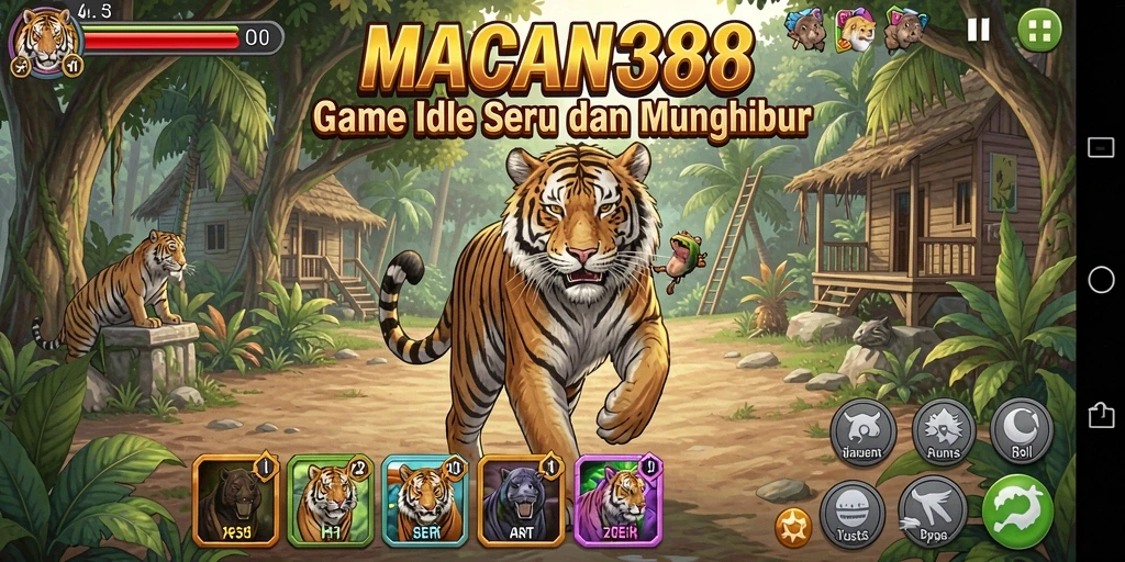 Tangkapan layar gameplay MACAN388 yang menunjukkan pengalaman Idle yang memikat.