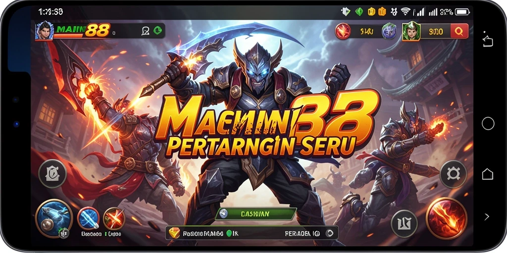 Screenshot menunjukkan aksi pertarungan seru dalam MAIN88.