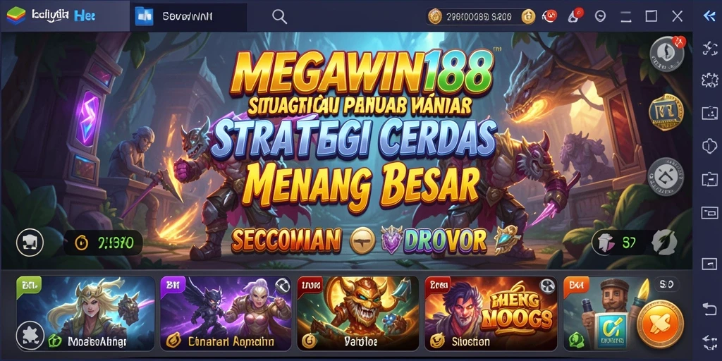Tampilan gameplay menegangkan dari MEGAWIN188.