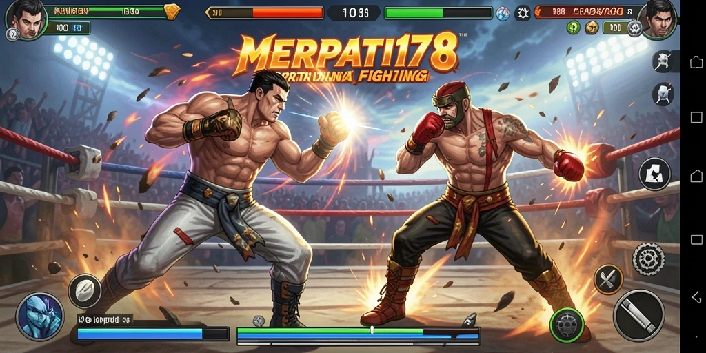 Tangkapan layar aksi pertarungan di MERPATI178 yang menegangkan.