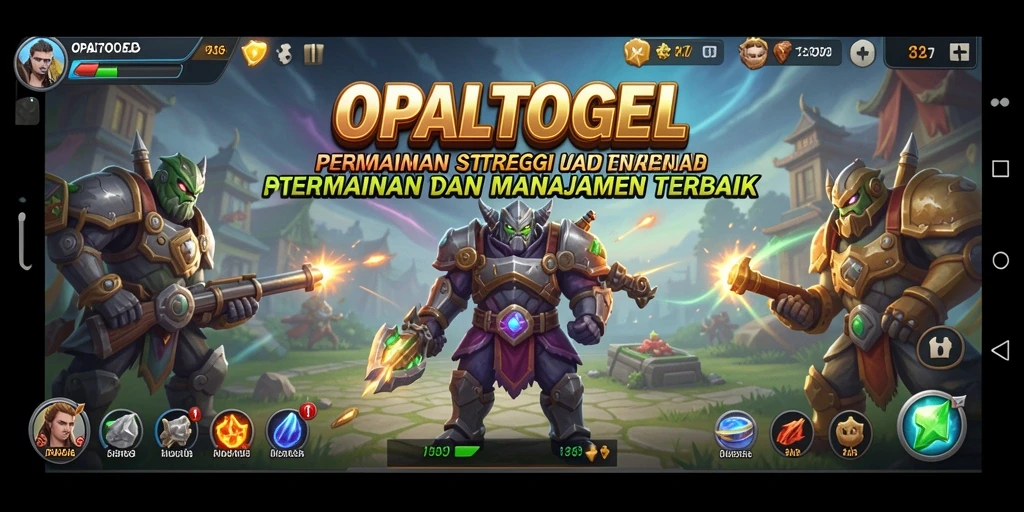 Tampilan menarik dari gameplay OPALTOGEL yang strategis.