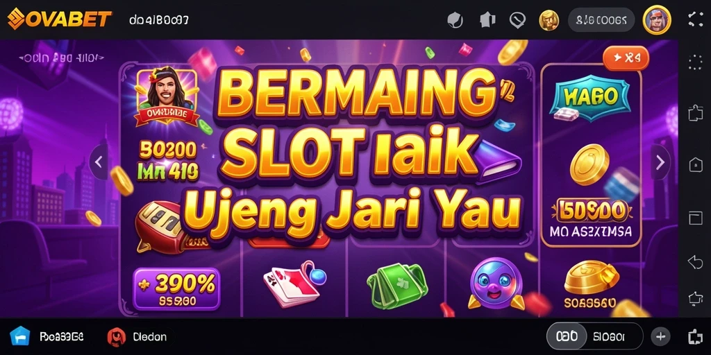 Tampilan menarik dari gameplay Slot di OVABET.