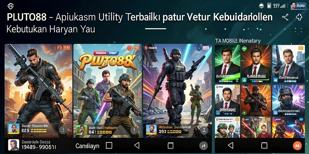 Tampilan utama PLUTO88 yang menarik dan fungsional.