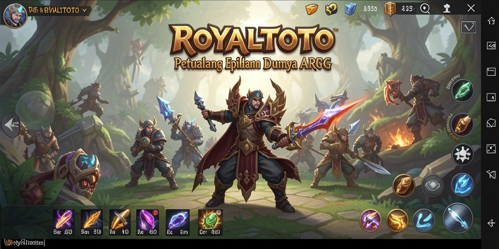 Gambaran gameplay ARPG yang menegangkan dalam ROYALTOTO.